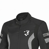BELA BRADLEY Casacos De Moto Senhora Textil Preto Cinza