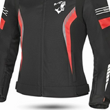 BELA BRADLEY Motorcycle Ladies Textile Coats Black Red