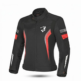 BELA BRADLEY Motorcycle Ladies Textile Coats Black Red – Maximomoto PT