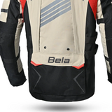 BELA Hailstorm Textile Motorcycle Jackets Cream Orange Black