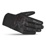 BELA CIRRUS CAMO Summer Motorcycle Textile Gloves Camouflage Black Red