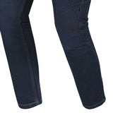 BELA CLARK Denim Jeans Moto Senhora Calcas Dark Spray Azul