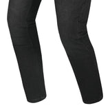 BELA CLARK Denim Jeans Moto Senhora Calcas Spray Preto