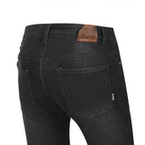 BELA CLARK Denim Jeans Moto Senhora Calcas Spray Preto