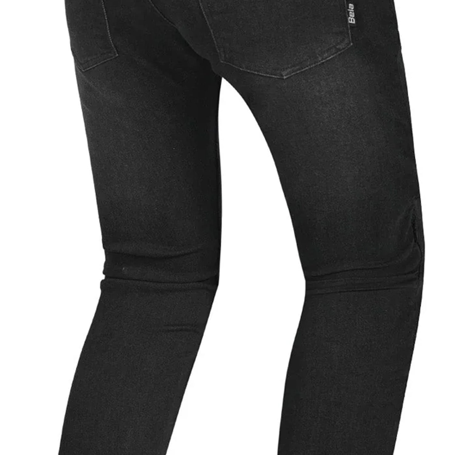 BELA CLARK Denim Jeans Moto Senhora Calcas Spray Preto – 7 – Maximomoto PT