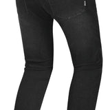 BELA CLARK Denim Jeans Moto Senhora Calcas Spray Preto