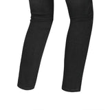 BELA CLARK Denim Jeans Moto Calcas Preto Spray 32L