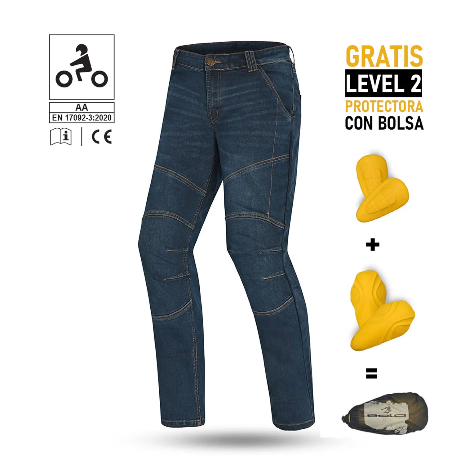 Beautiful Cowboy Jeans Crack Motorcycle Blue Pants – 9 – Maximomoto PT