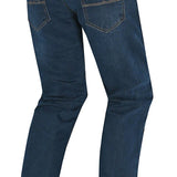 Beautiful Cowboy Jeans Crack Motorcycle Blue Pants