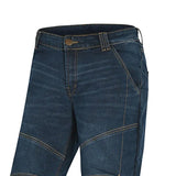 Beautiful Cowboy Jeans Crack Motorcycle Blue Pants