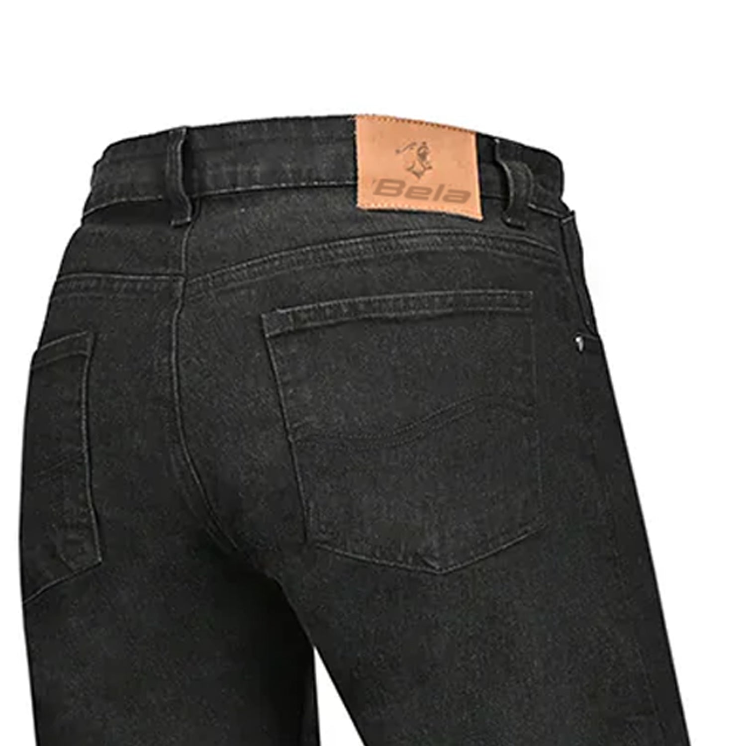 BELA CLARK Denim Jeans Motorcycle Men's Pants Black 30L – 7 – Maximomoto PT