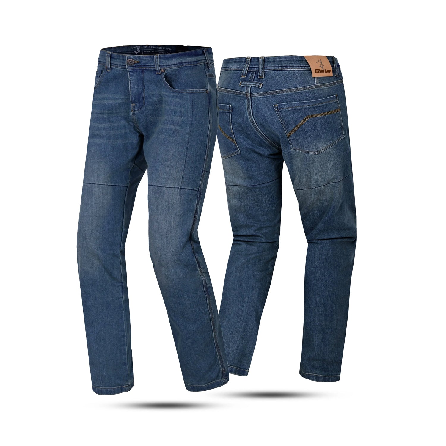 BELA DRIFTER JEANS DE MOTO PARA HOMEM 30L AZUL ÍNDIGO – 2 – Maximomoto PT