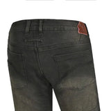 BELA DRIFTER Denim Jeans Moto Pants Black Khaki Tint 32L