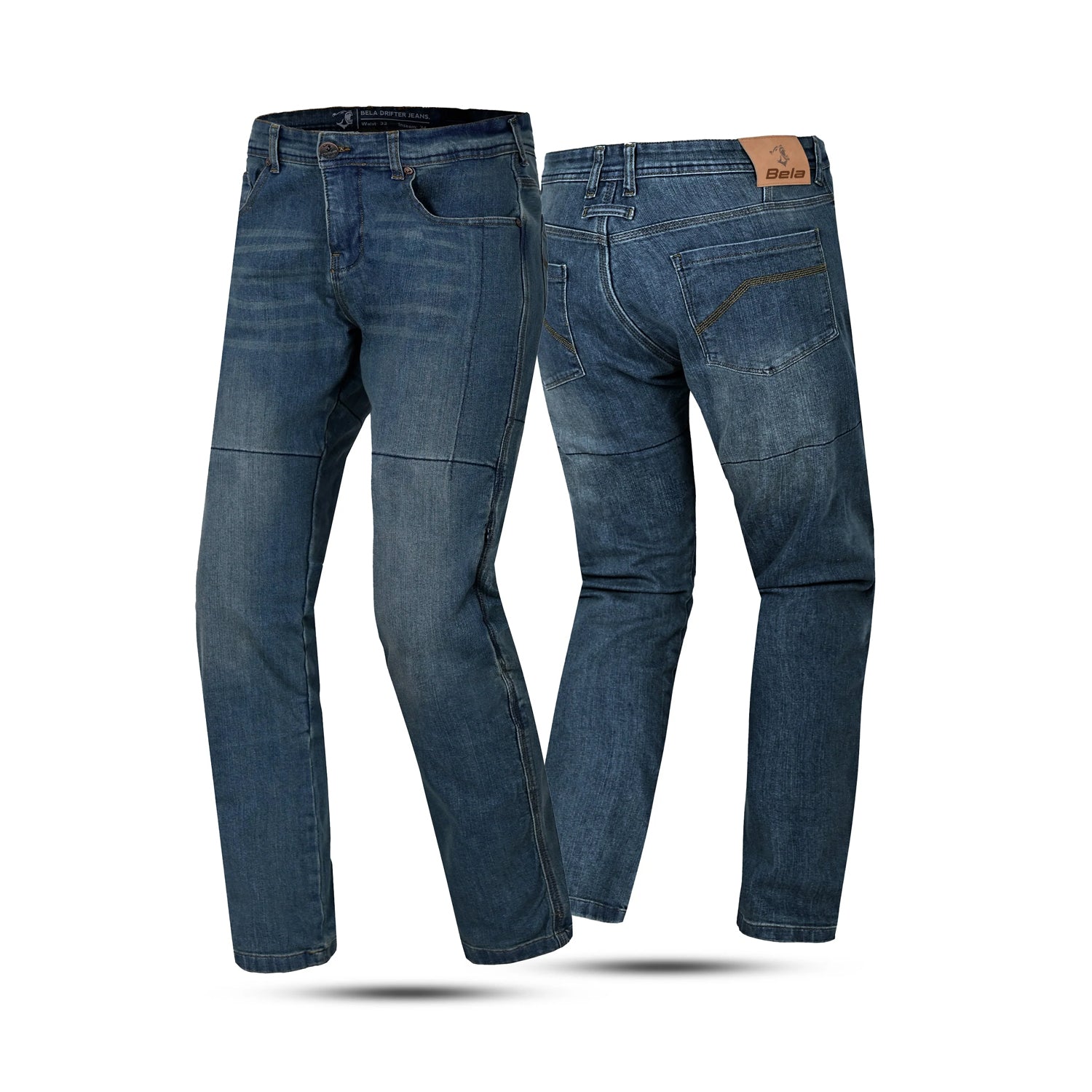 BELA DRIFTER Denim Jeans Moto Calcas Tint Azul Cinza 34L – 2 – Maximomoto PT