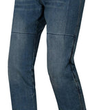 BELA DRIFTER Denim Jeans Moto Calcas Tint Azul Cinza 34L