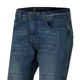 BELA DRIFTER Denim Jeans Moto Calcas Tint Azul Cinza 34L