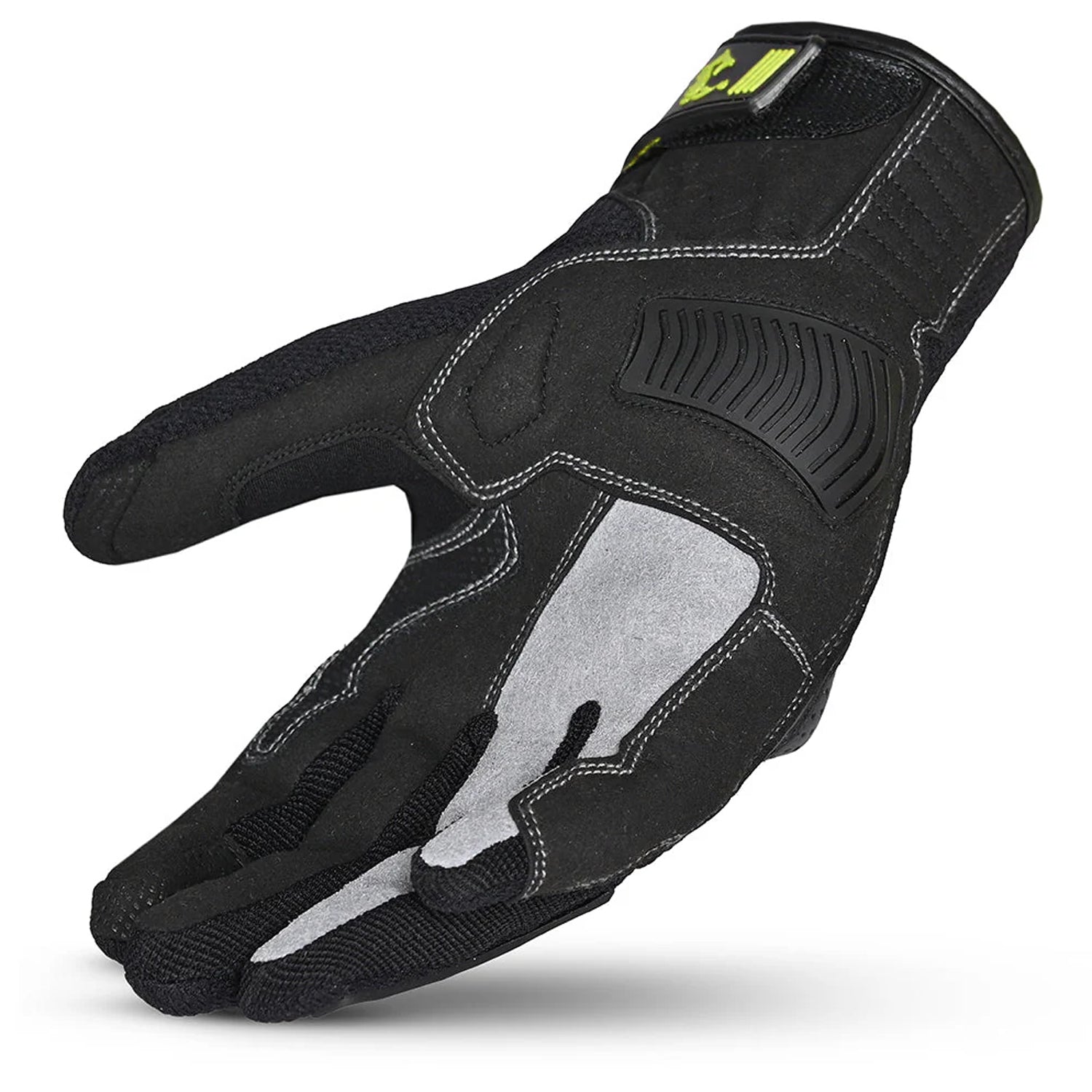 BELA DRIFT Women's Motorcycle Textile Gloves Black Fluorescent Yellow – 3 – Maximomoto PT