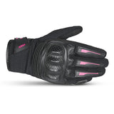 BELA DRIFT Motorcycle Ladies Textile Gloves Black Pink