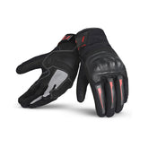 BELA DRIFT Women's Motorcycle Textile Gloves Black Red – Maximomoto PT