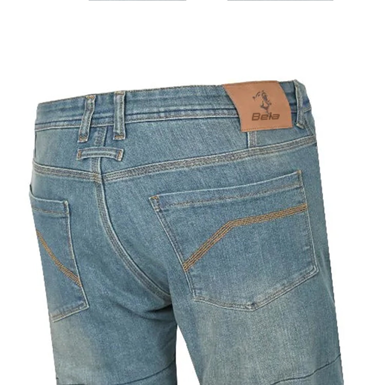 BELA DRIFTER VINTAGE Denim Jeans Moto Calcas Claro Azul 32L – 6 – Maximomoto PT