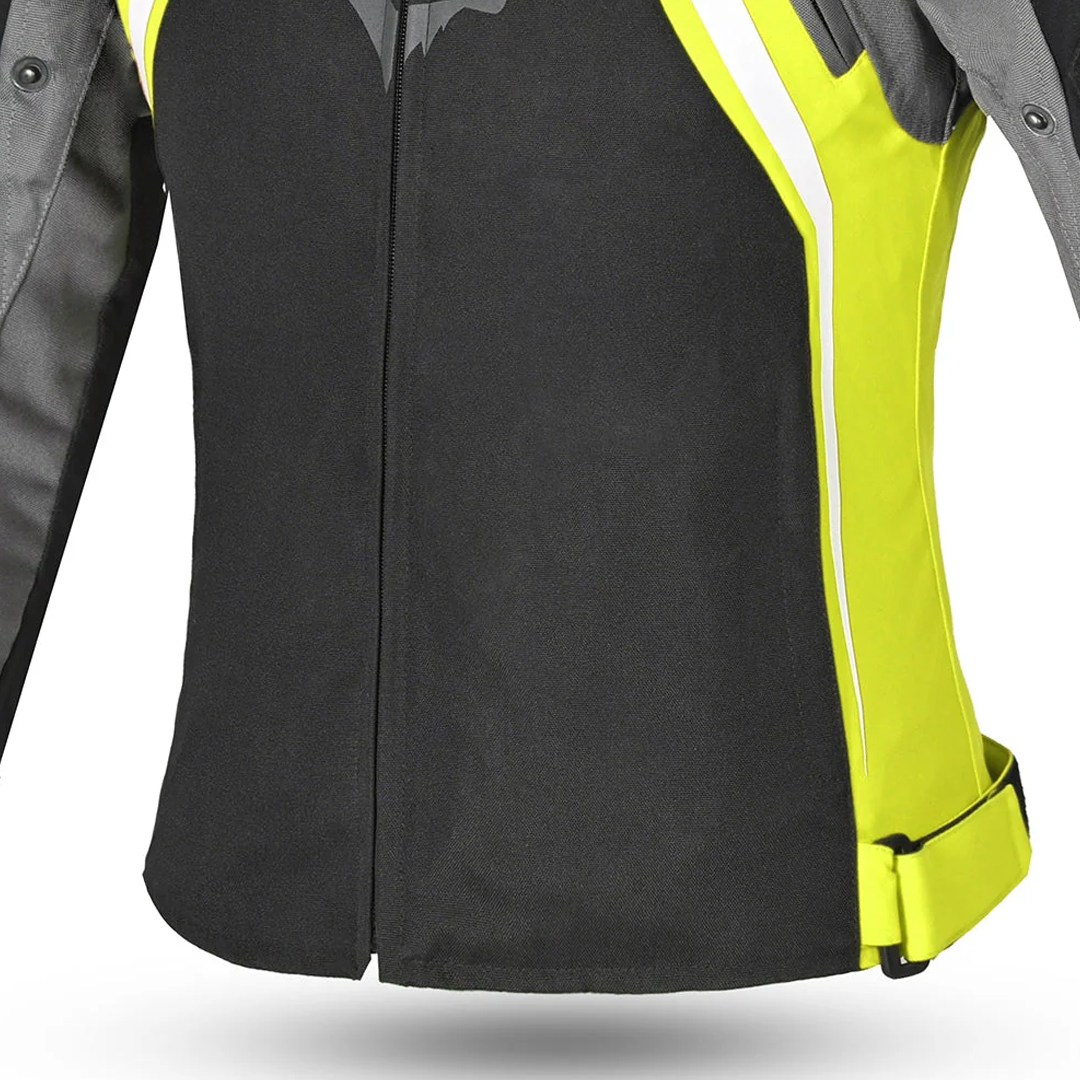 BELA ELANUR Motorcycle Ladies Textile Jackets Black Anthracite Yellow – 4 – Maximomoto PT