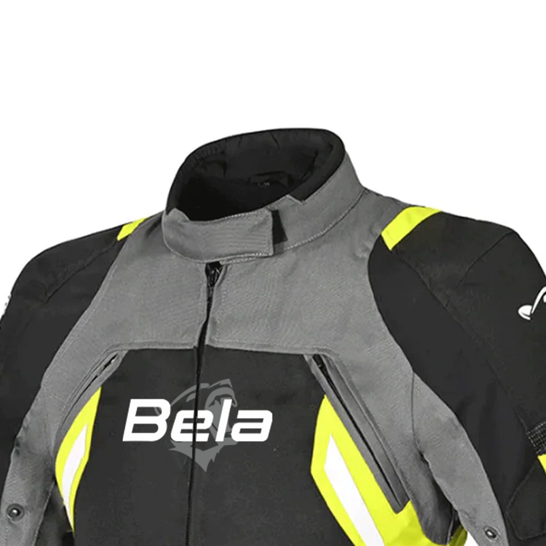 BELA ELANUR Motorcycle Ladies Textile Jackets Black Anthracite Yellow – 6 – Maximomoto PT
