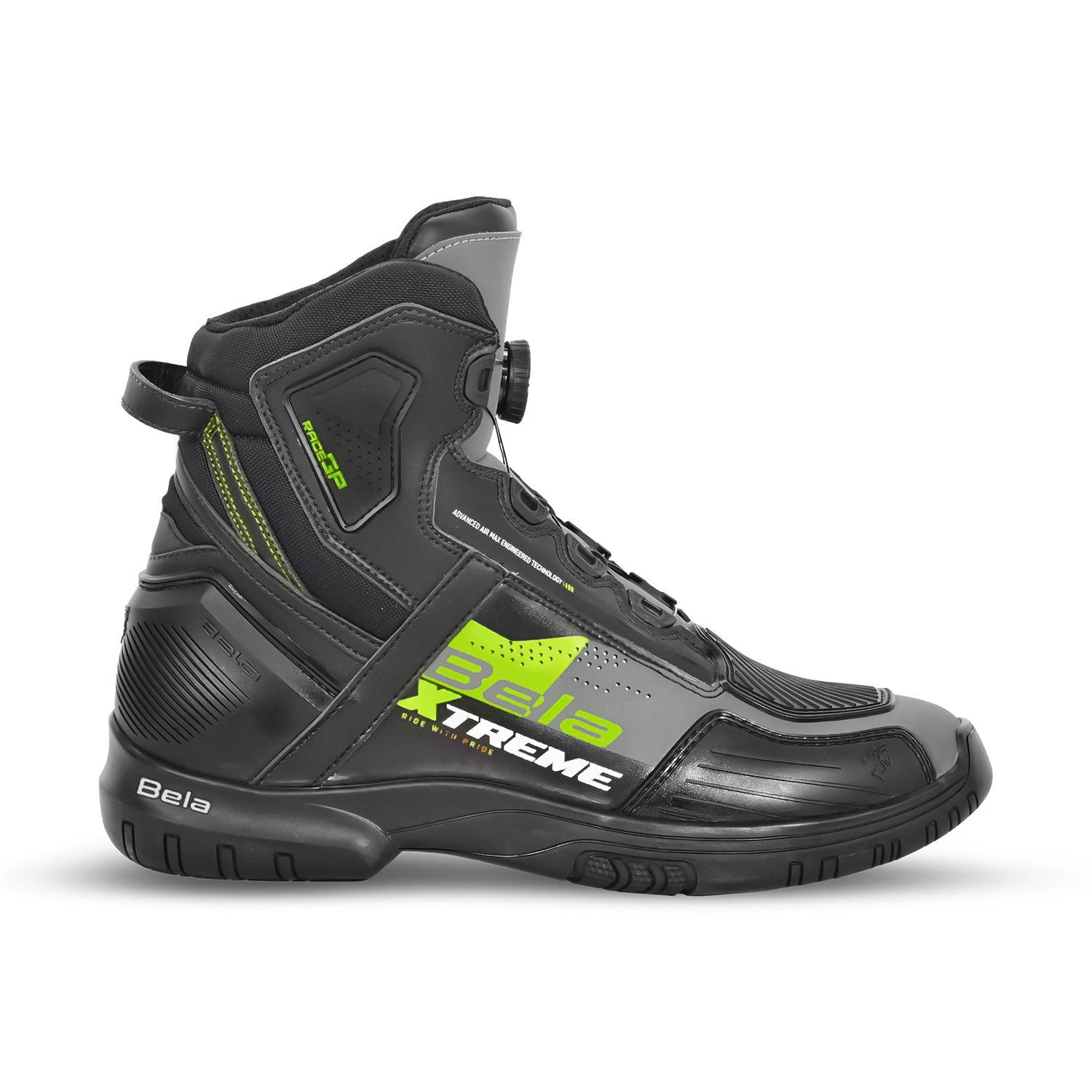 BELA EXTREME FORCE Urbano Botas De Moto Preto Cinza Amarelo – 5 – Maximomoto PT