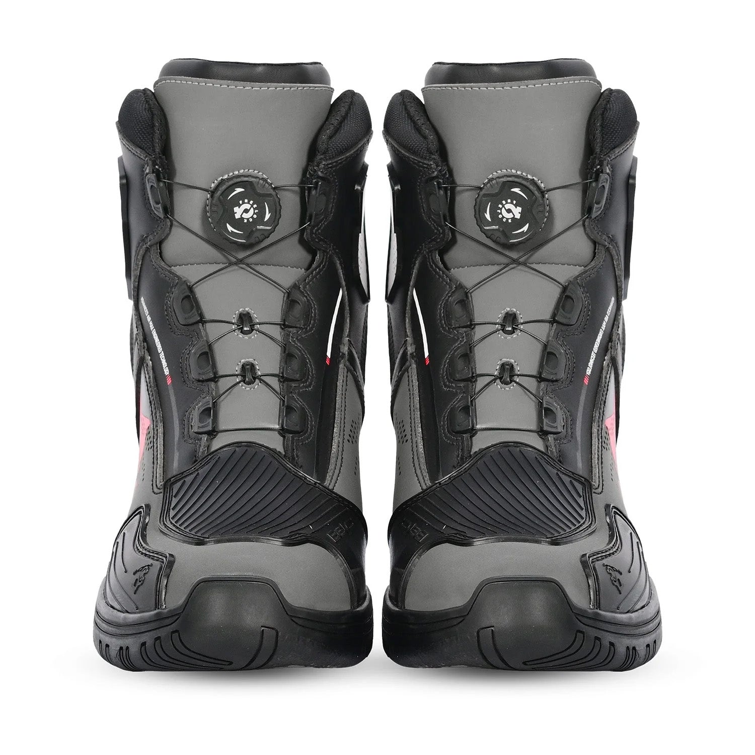 BELA EXTREME FORCE Motorcycle Boots Black Gray Red – 3 – Maximomoto PT