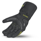 BELA Frost Shield Luvas De Moto Verde Oliva Amarillo Flour