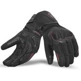 BELA FROST SHIELD Motorcycle Gloves Black Burgundy – Maximomoto PT