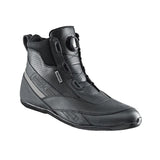 BELA Go Fast Leather Motorcycle Boots for Men - Black