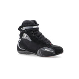 BELA Grace Men's Motorcycle Leather Boots Black Gray