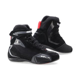 BELA Grace Men's Motorcycle Leather Boots Black Gray
