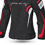BELA HIGHLAND Motorcycle Ladies Coats Black Ice Red