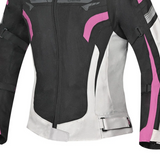 BELA HIGHLAND Moto Textil Senhora Casacos Gelo Rosa