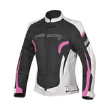 BELA HIGHLAND Moto Textil Senhora Casacos Gelo Rosa