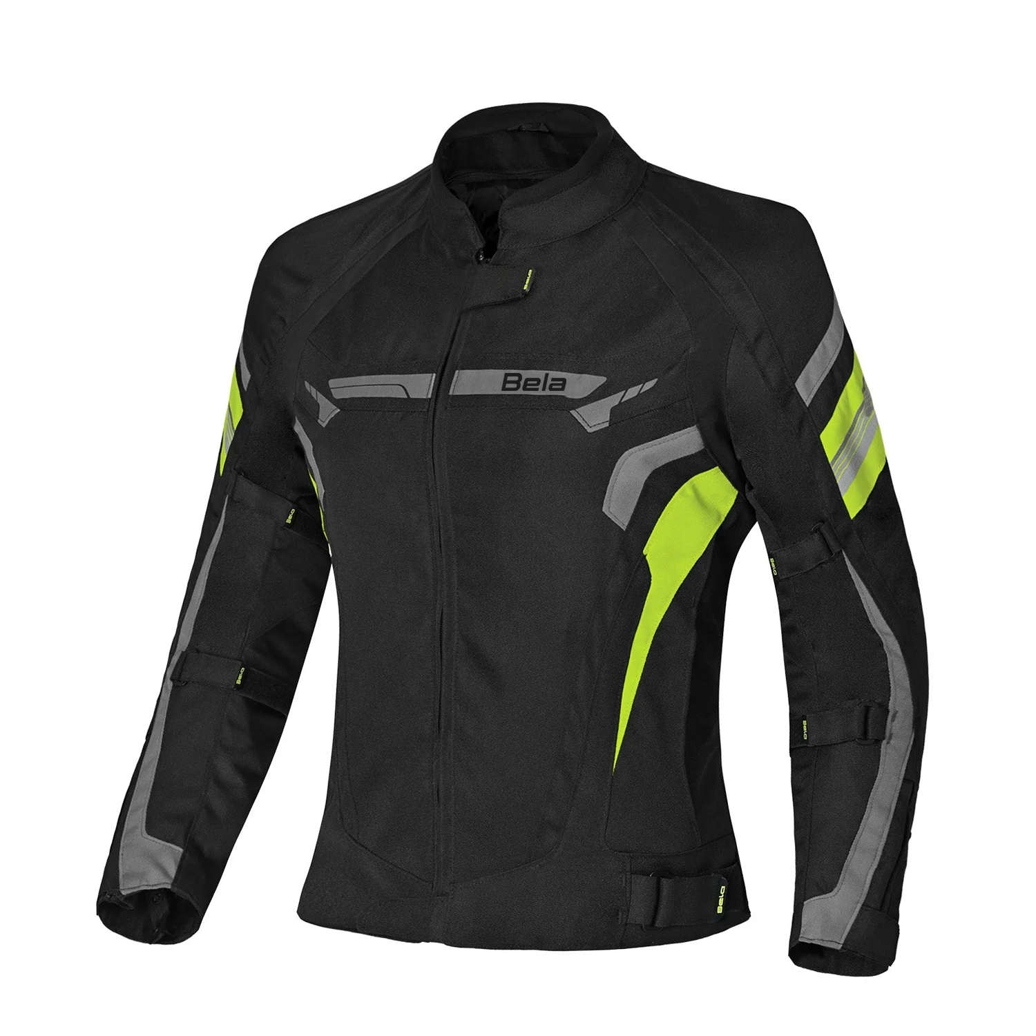 BELA HIGHLAND Casacos De Moto Textil Senhora Preto Cinza Amarelo – 1 – Maximomoto PT