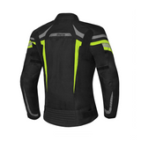 BELA HIGHLAND Casacos De Moto Textil Senhora Preto Cinza Amarelo