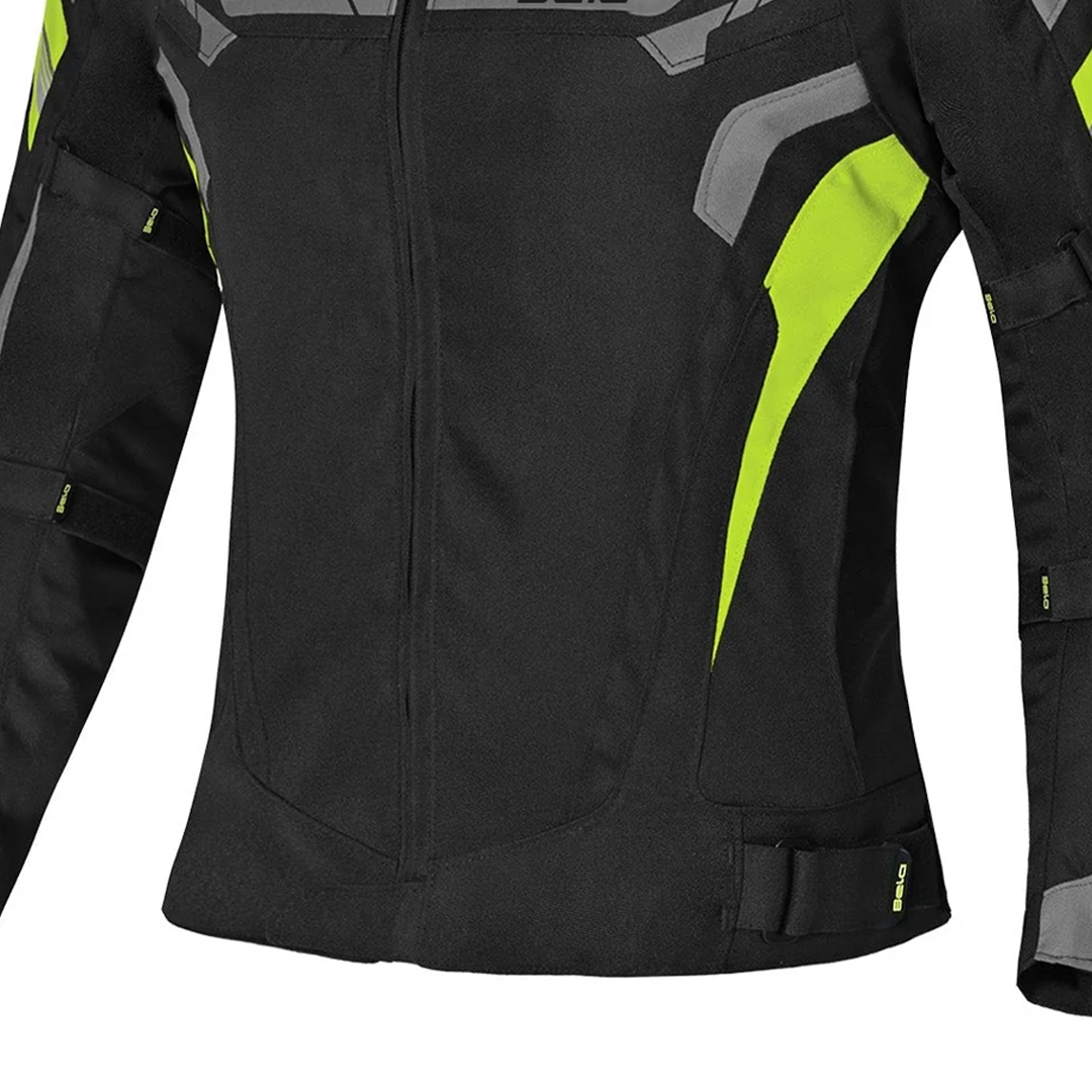 BELA HIGHLAND Casacos De Moto Textil Senhora Preto Cinza Amarelo – 6 – Maximomoto PT