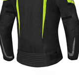BELA HIGHLAND Casacos De Moto Textil Senhora Preto Cinza Amarelo