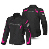 BELA HIGHLAND Women's Motorcycle Jacket Black Pink