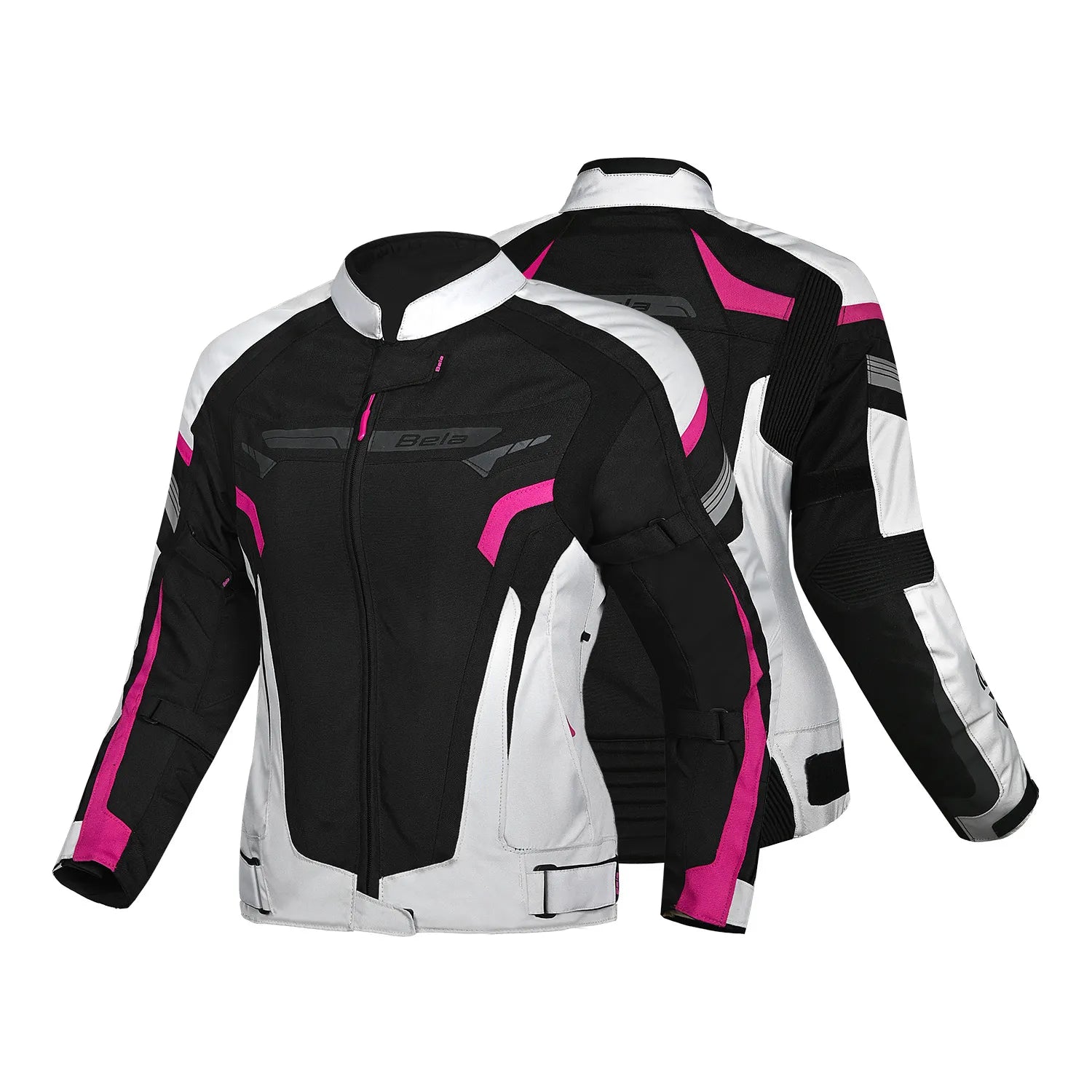 LINDA HIGHLAND MUJER MOTORBIKE CHAQUETA HIELO PINK – 2 – Maximomoto PT