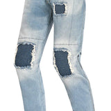 BELA JOHN Jeans De Moto Azul