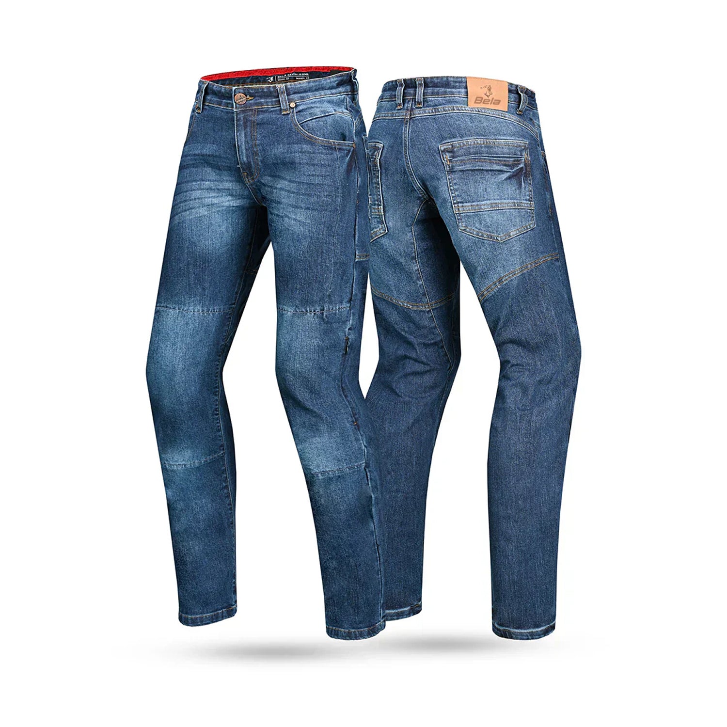BELA KEVIN Denim Jeans Moto Homem Calcas 32L Random Azul – 2 – Maximomoto PT