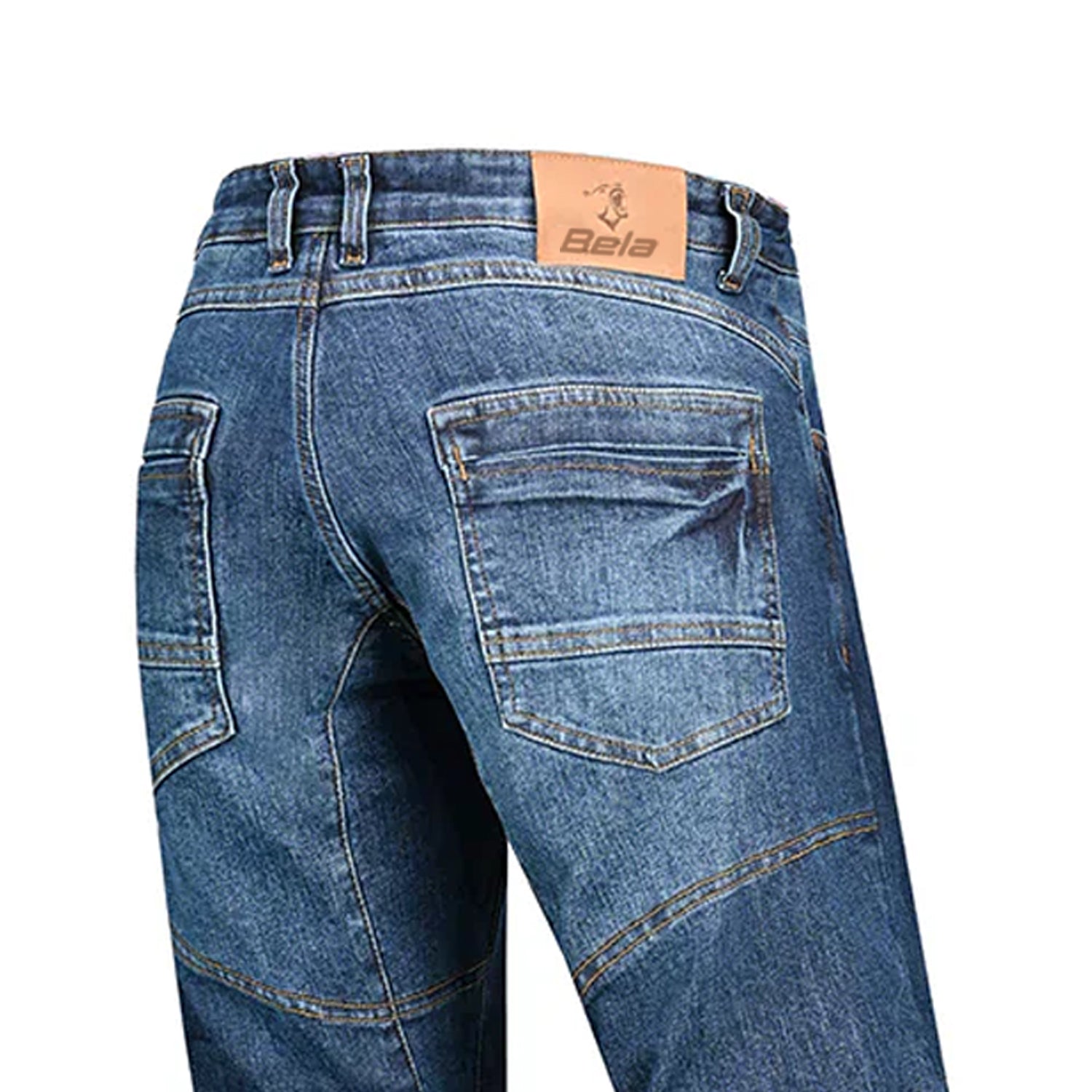BELA KEVIN Denim Jeans Moto Homem Calcas 32L Random Azul – 7 – Maximomoto PT