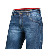 BELA KEVIN Denim Jeans Moto Homem Calcas 32L Random Azul