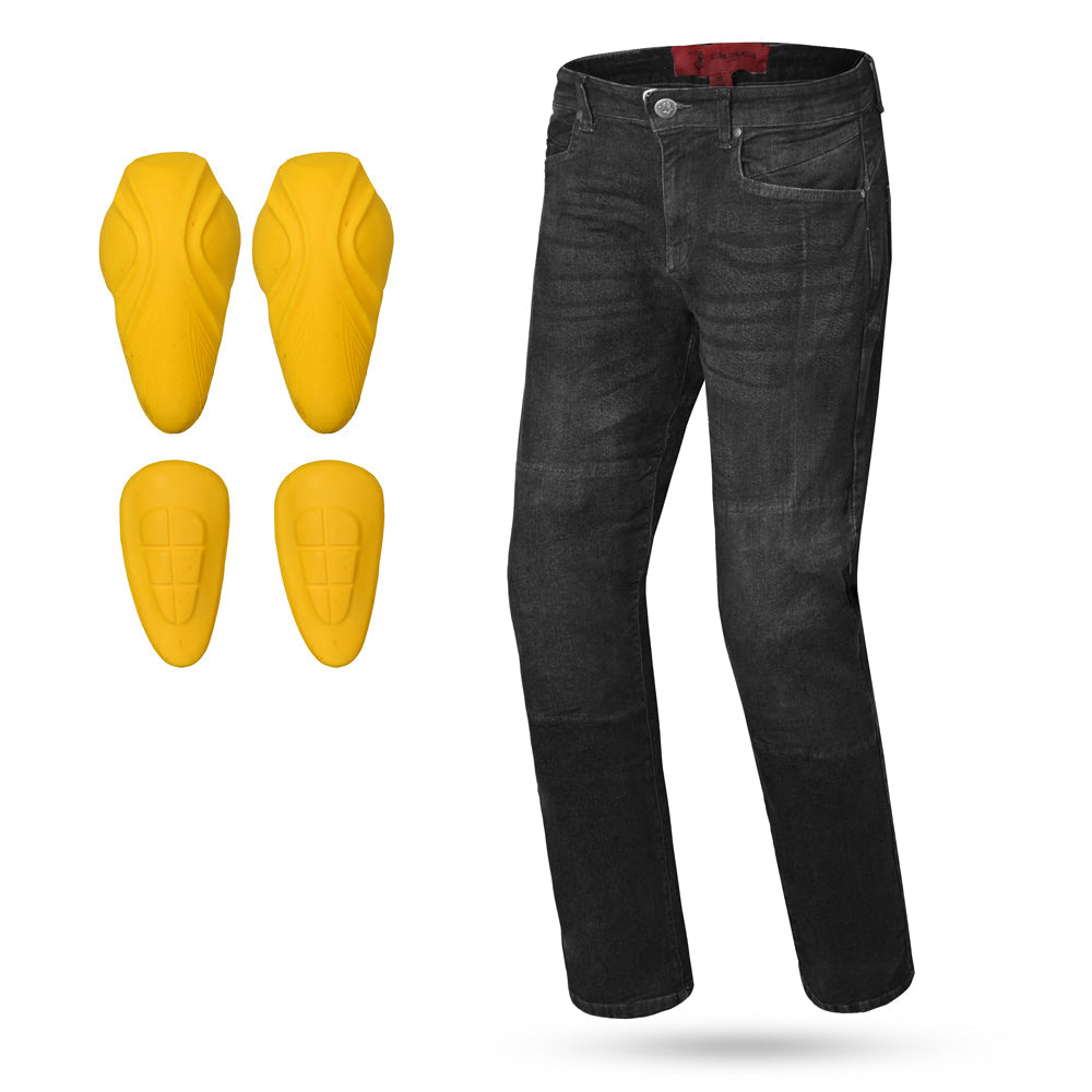 BELA KEVIN VAQUEROS Jeans Moto Black Pants 34L Inseam – 8 – Maximomoto PT