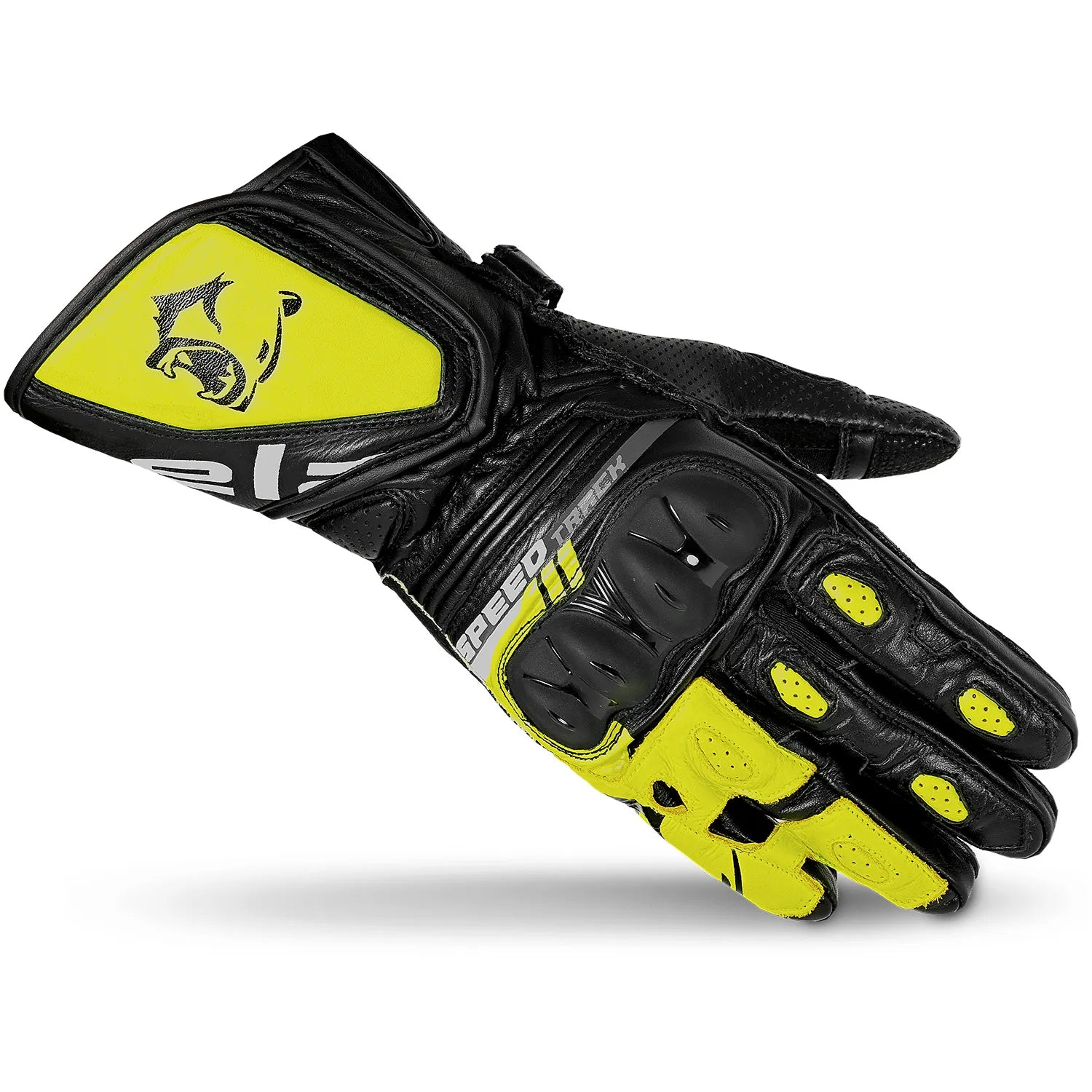 BELA LEMOX Luvas De Moto Homem Preto Branco Amarelo – 3 – Maximomoto PT