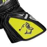 BELA LEMOX Luvas De Moto Homem Preto Branco Amarelo