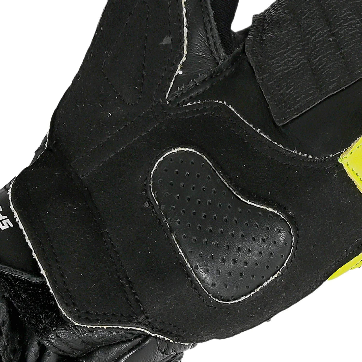 BELA LEMOX Luvas De Moto Homem Preto Branco Amarelo – 6 – Maximomoto PT